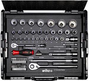 WIHA Set nasadnih ključeva 1/2" + 1/4" 60/1 L-boxx